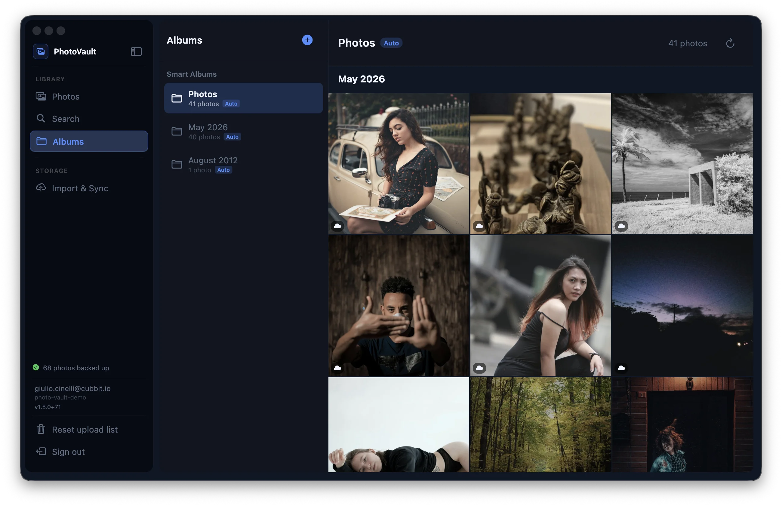 PhotoVault Desktop — Settings & Preferences